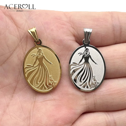 Stainless Steel Virtue Pendant