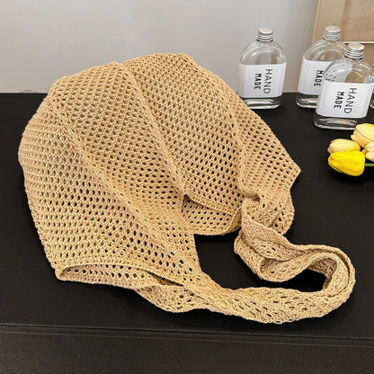 Women's Woven Wicker Shoulder Bags