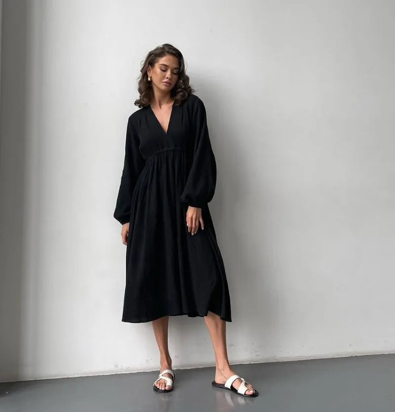 Women's Casual Dress V-Neck