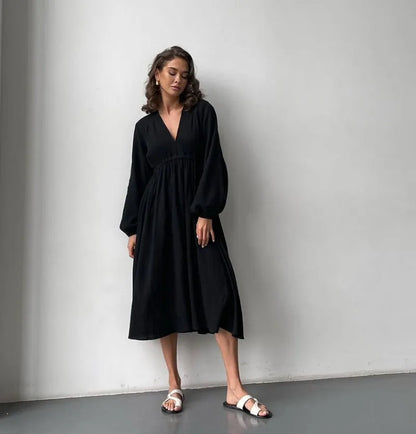 Women's Casual Dress V-Neck