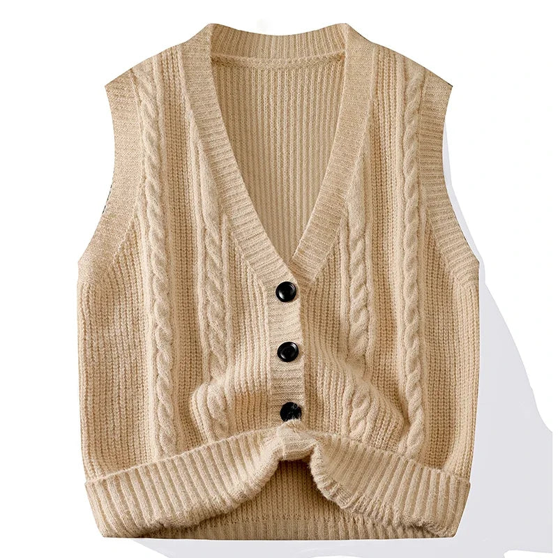 Cardigan Sweater Vest for Men