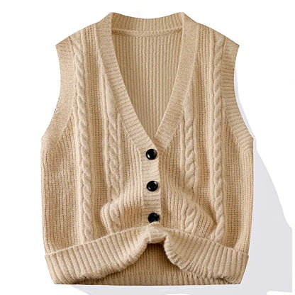 Cardigan Sweater Vest for Men