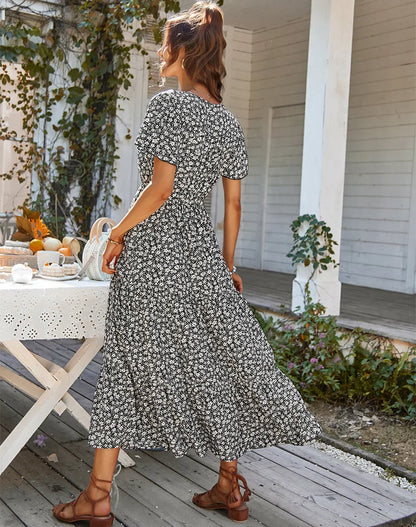 Vintage Floral Dresses for Women