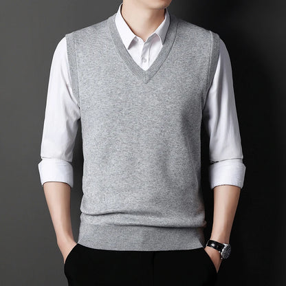 Solid Color Sweater Vest