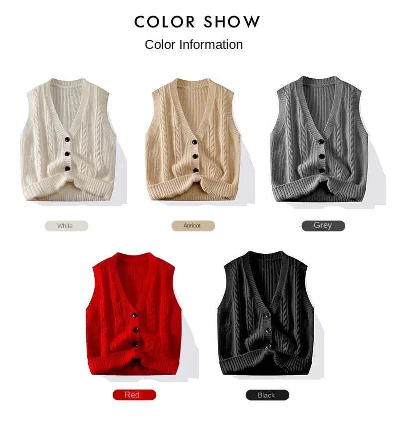 Cardigan Sweater Vest for Men