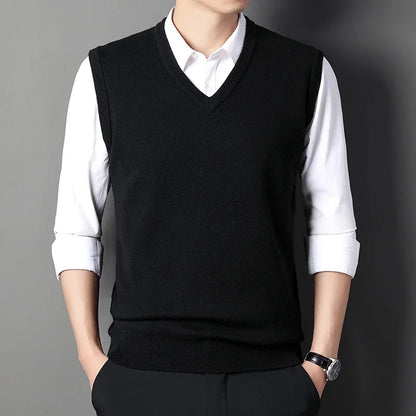 Solid Color Sweater Vest