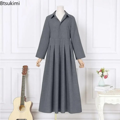 Long Dress Vintage Casual