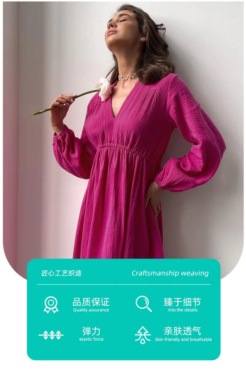 Women's Casual Dress V-Neck
