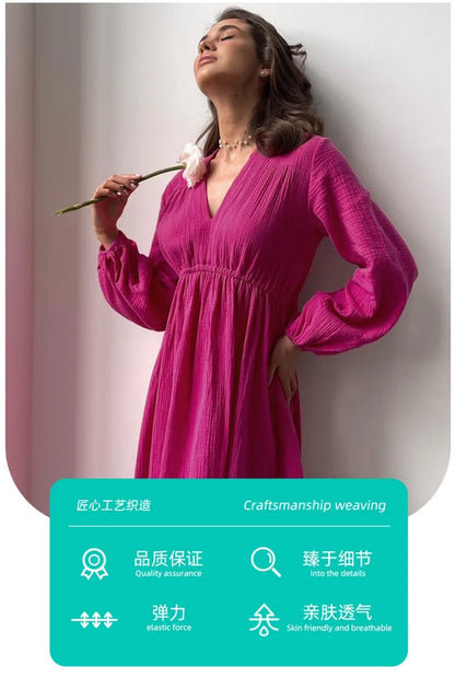 Women's Casual Dress V-Neck