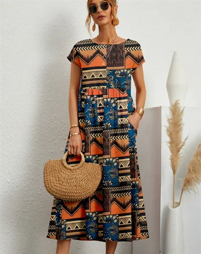 Women's Floral Print Summer Dress