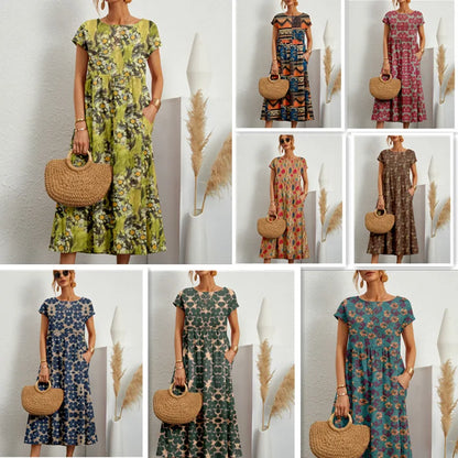 Women's Floral Print Summer Dress