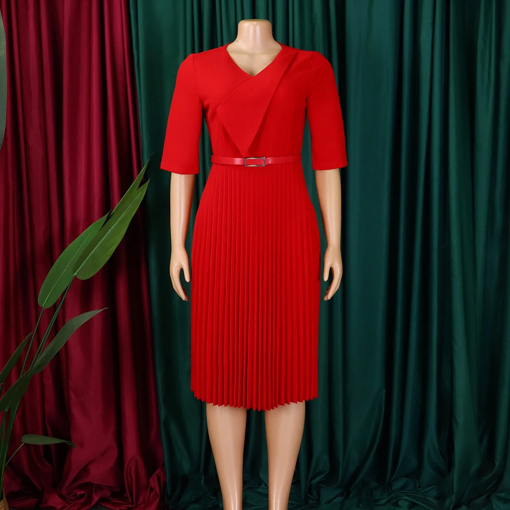 Women's Pleated Dress