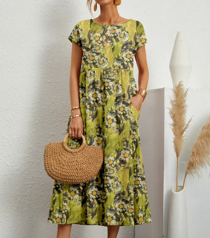 Women's Floral Print Summer Dress