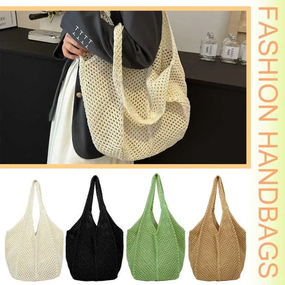 Women's Woven Wicker Shoulder Bags
