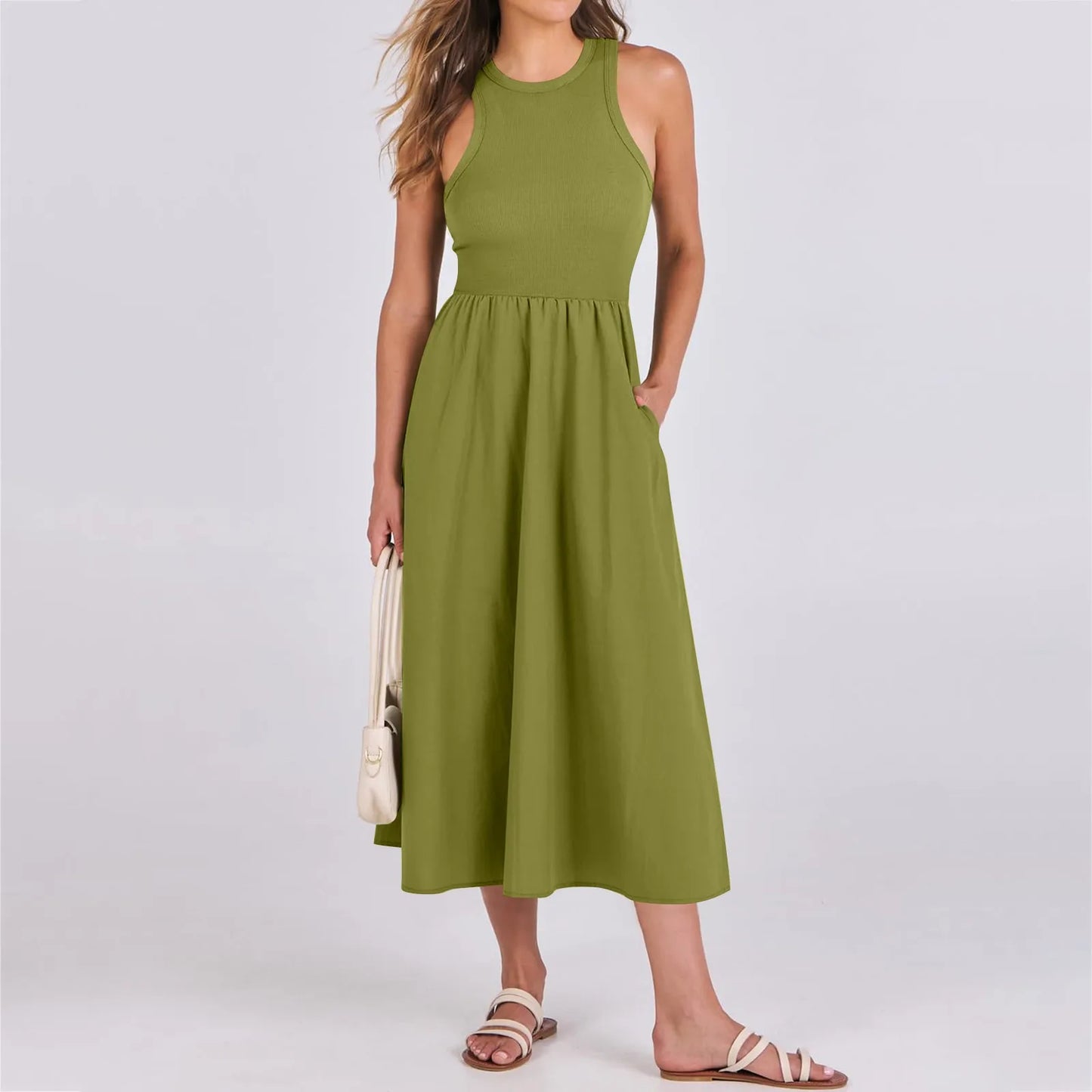 Sleeveless Long Dress