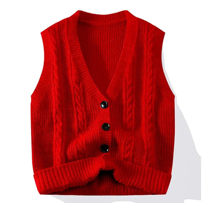 Cardigan Sweater Vest for Men