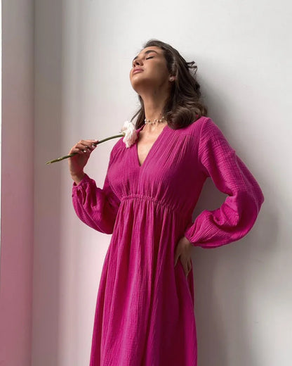 Women's Casual Dress V-Neck