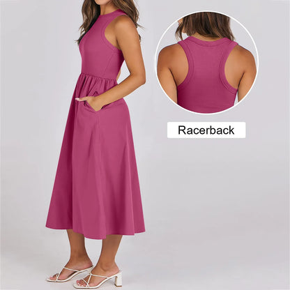 Sleeveless Long Dress