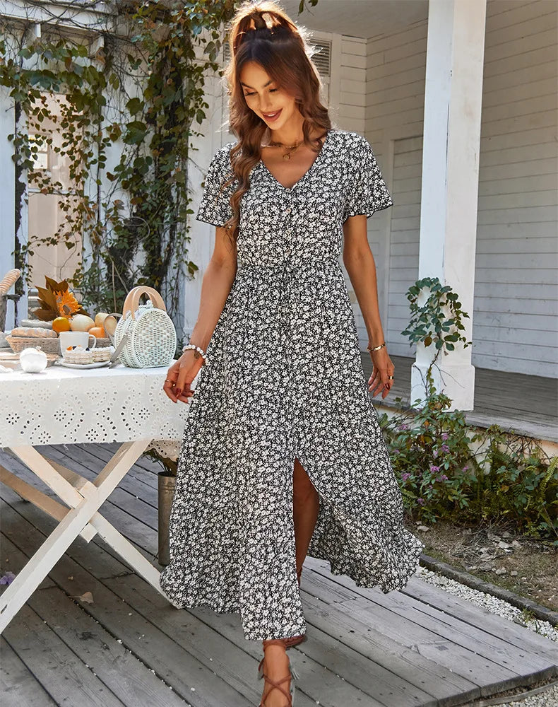 Vintage Floral Dresses for Women