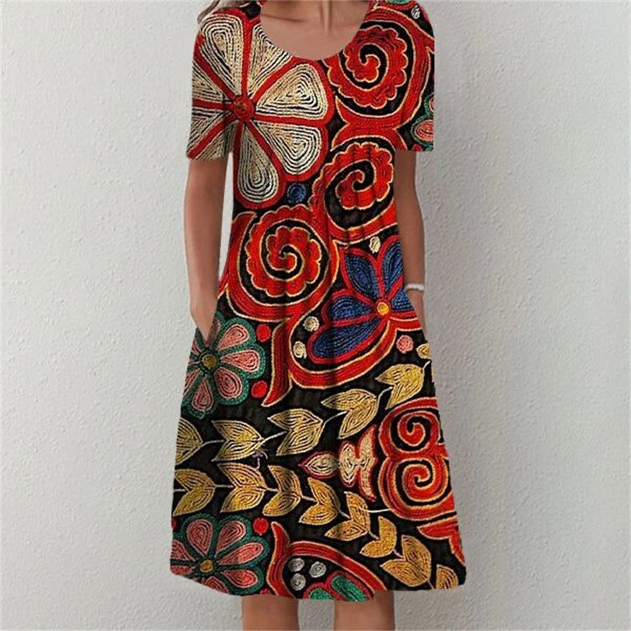 Seasonal Dress- Floral Pattern