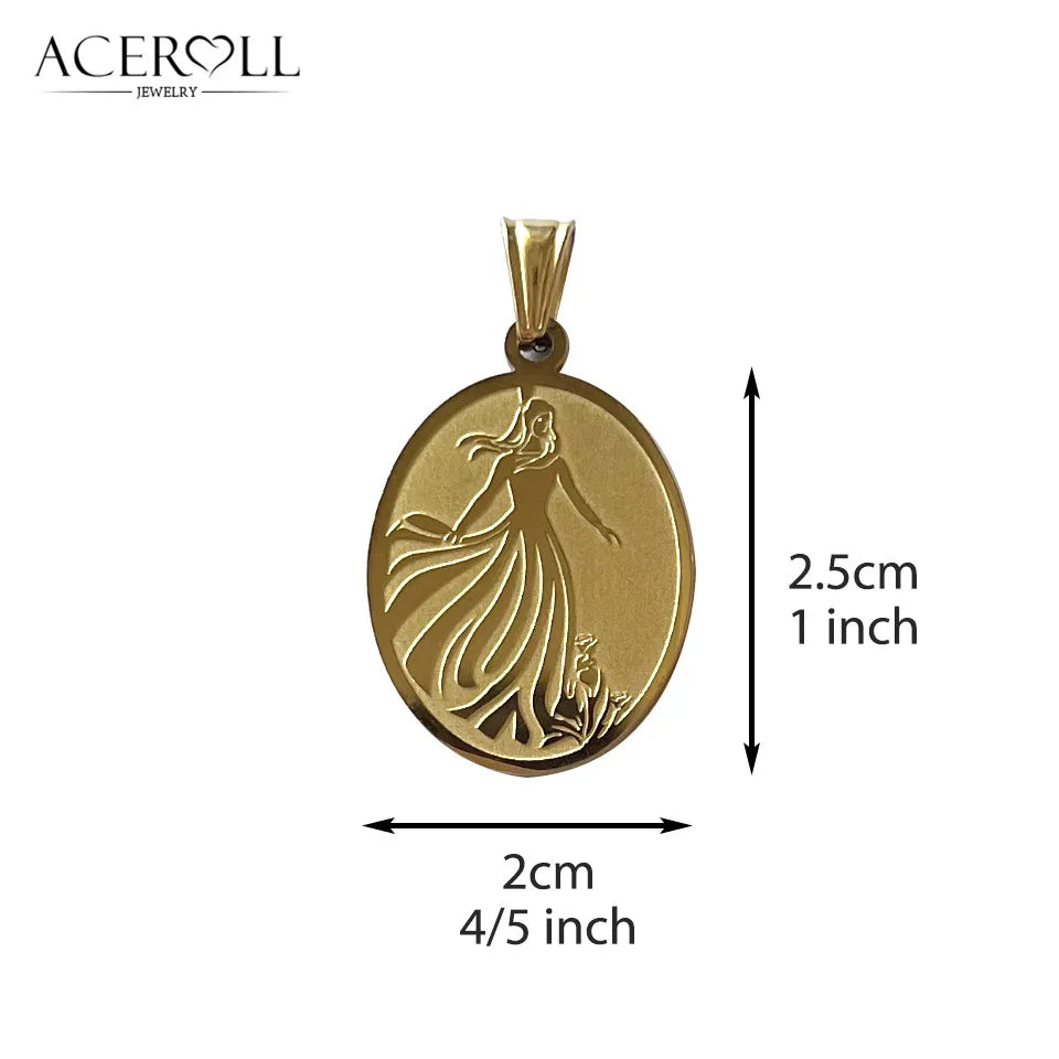 Stainless Steel Virtue Pendant