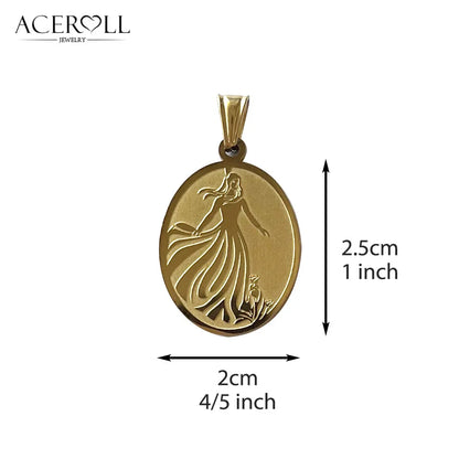 Stainless Steel Virtue Pendant