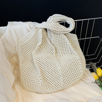 Women's Woven Wicker Shoulder Bags