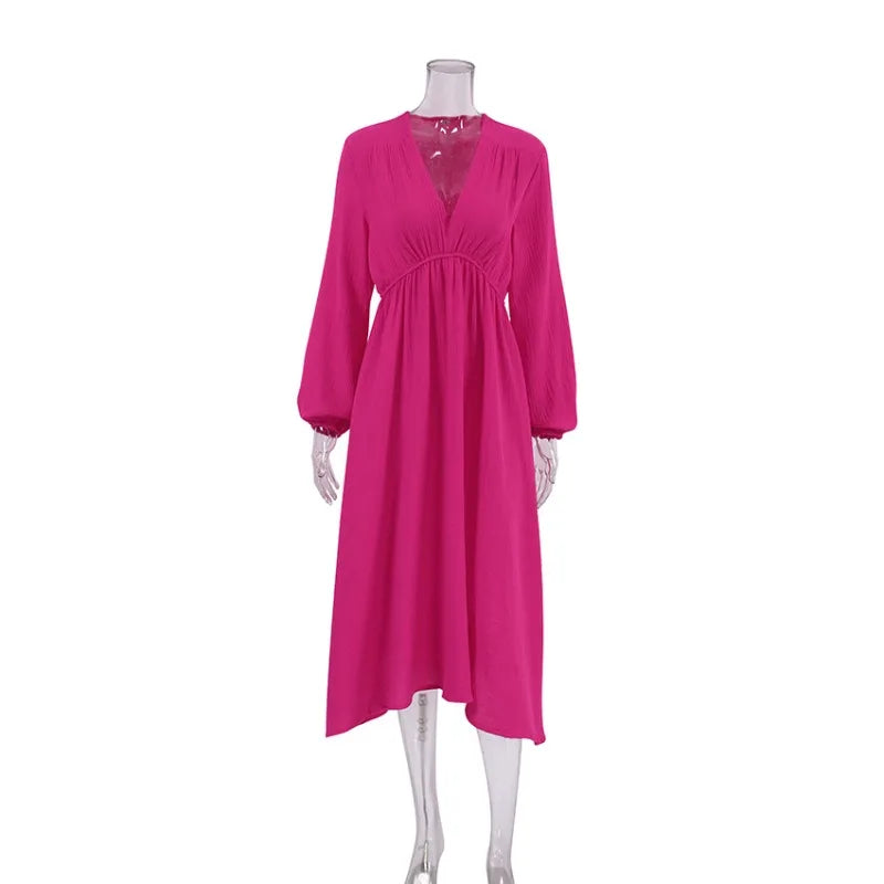 Women's Casual Dress V-Neck
